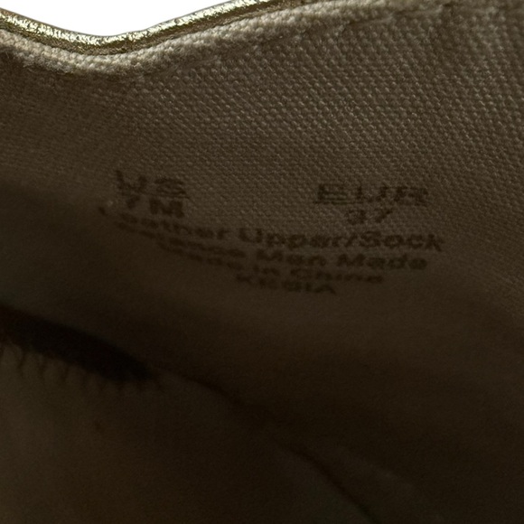 Sam Edelman Khloe Women's Slip-On Shoes Shiny Gold Espadrilles SIZE 7 - Picture 7 of 10